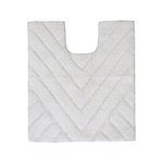 Softouch 57 x 50cm White Empire Cotton Contour Bath Mat