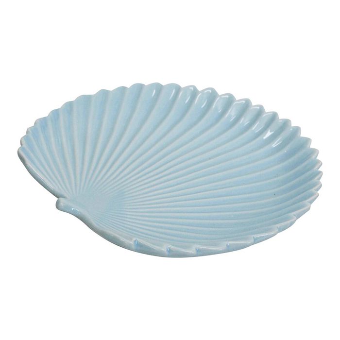 Ceramic 20cm Palm Plate Home/Kitchen Dining Food/Snack Serve Dish Large Blue