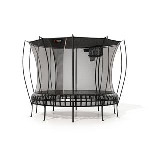 VULY Thunder 2 Large 13ft Springless Trampoline with Enclosure - Round Kids Trampolines With Shade Cover & Basketball Hoop