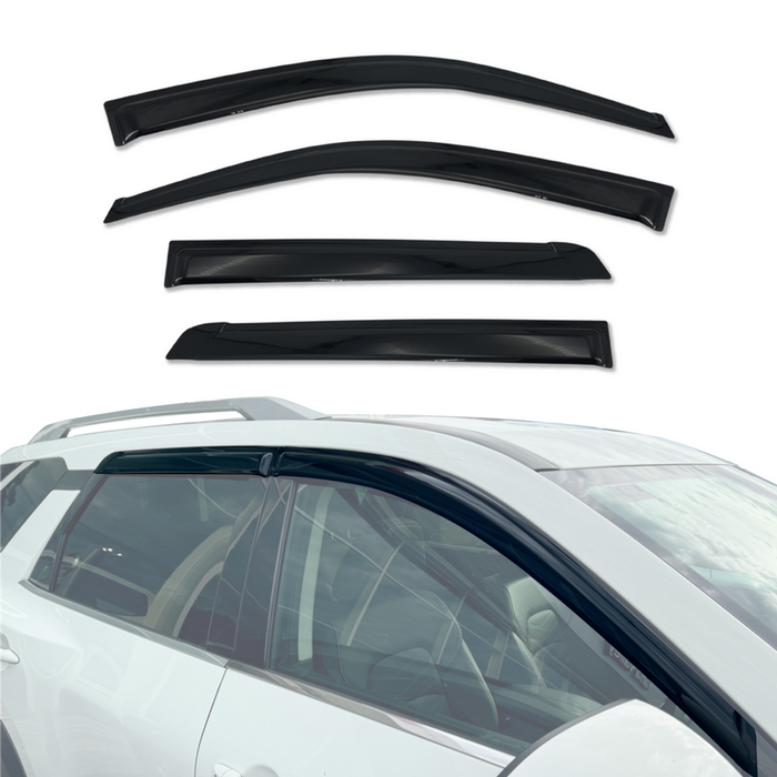 AUSGO Luxury Weather Shields for Nissan Pathfinder R53 2022-Onwards Weathershields Window Visors Wind Deflectors