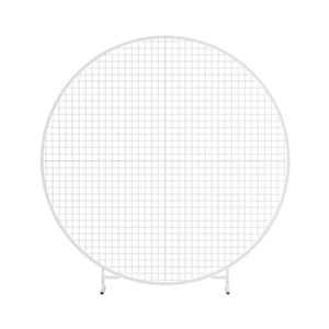 2M Round Backdrop Stand Wedding Background Decoration Party Flower Balloon Display