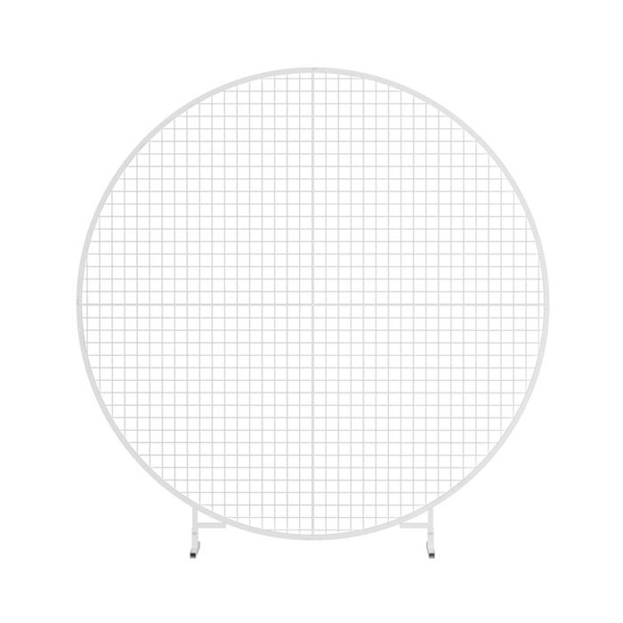 2M Round Backdrop Stand Wedding Background Decoration Party Flower Balloon Display