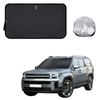 Front Windscreen Sun Shade for Hyundai Santa Fe Hybrid 2024 - Current (6 Seater) - XL 160 x 100 cm - Black