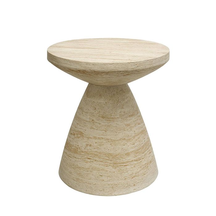 MIUZ Rustic Accent Table Nightstand Coffee End Table Side Table