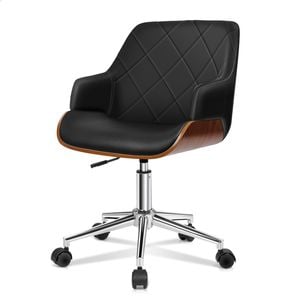 ALFORDSON Wooden Office Chair Black
