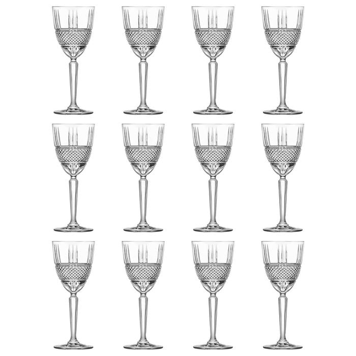 RCR Crystal Brillante Wine Glasses - 230ml - Pack of 12