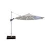 Coolaroo 3.5m Round Steel Brighton Solar LED Cantilever Umbrella
