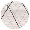 The Rug Connection Jaya 452 Silver 200x200cm - Medium Round Pet Friendly Indoor Rug