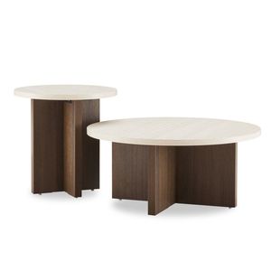 Big Lot Smoked Oak Lena Occasional Tables (Set of 2)