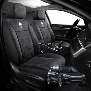 Australian Goose Edition Front Seat Covers for BYD Atto 3 2022 - Current - Suede, Universal Fit - Black