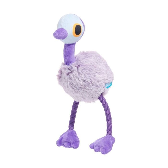 Bark-Toys-Au Adelaide Emu Plush Crinkle Dog Toy With Hidden Squeaker