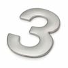 Sandleford 50mm Mode Stainless Steel Self Adhesive House Number 3