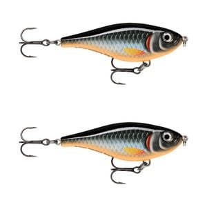 2x Rapala 8cm X Rap Twitchin Shad Slow Sink Glidebait/Twitchbait Lure-Halloween