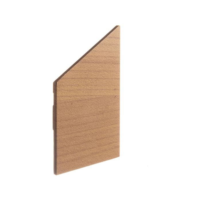 DECO 50 x 80mm Coastal Spotted Gum DecoBatten Left Angle End Cap