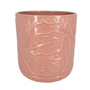 Northcote Pottery 15.2 x 15.6cm Blush Bloom Cylinder Ceramic Indoor Pot