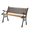 Mimosa Cast Iron Back Timber Bench