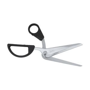 Ziipa Spineto Stainless Steel Blade Pizza Cutting Scissors Black Handle 24.8cm