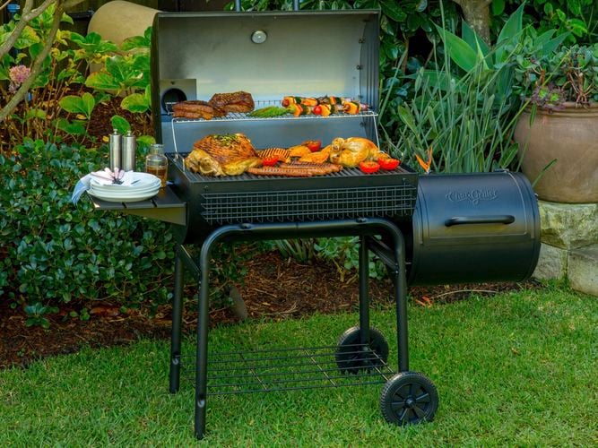 Double Play Dual Function Gas And Charcoal Grill