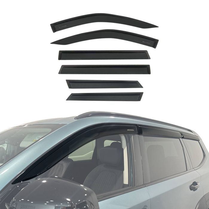 AUSGO Weather Shields for LDV D90 2017-2024 Weathershields Window Visors Wind Deflectors