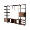 Eureka Sonoma Standing Media Cabinet (Coastal Collection) *1PC/4CTNS