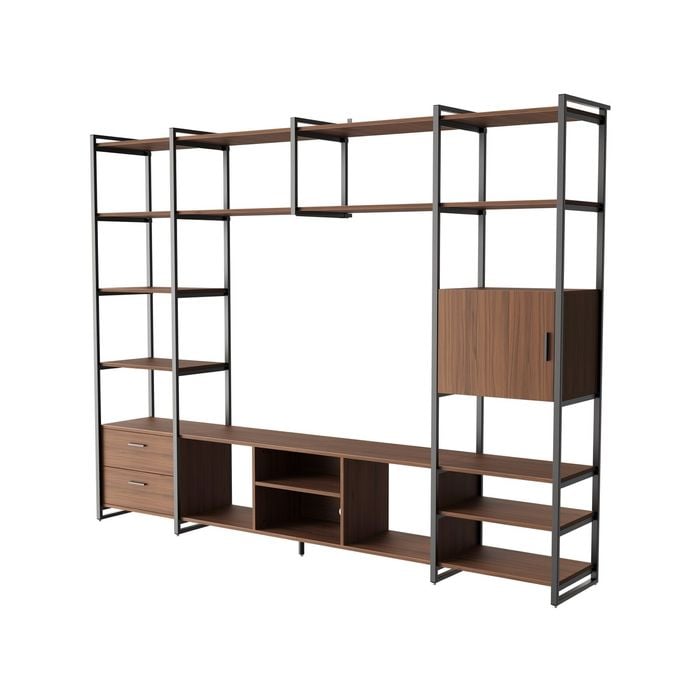 Eureka Sonoma Standing Media Cabinet (Coastal Collection) *1PC/4CTNS