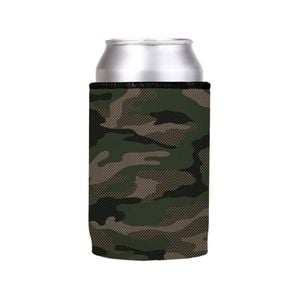 Stubbyz Green Camo Dot Pattern Stubby Cooler Standard