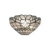 G&g Vienna Flush 1 Light Tiffany Wall Light