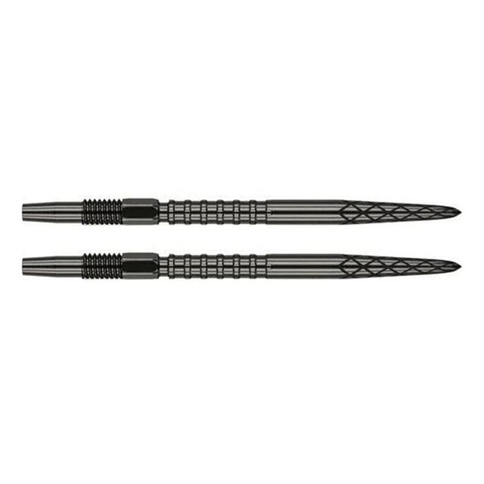 2PK Target Swiss DS Dart Point Replacement Spare Accessory Tip 40mm Black