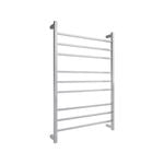 Barelli Brushed Stainless Steel 9 Square Bar Heated Towel Rail