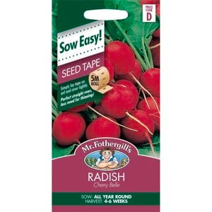 Mr Fothergill's Radish Cherry Belle Seed Tape