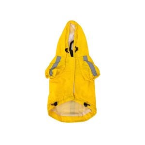 Pro Pet Care 22x44cm Warm Dog Jacket Fluro Sweater Clothes Hoodie Coat Yellow