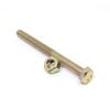 Pinnacle M12 x 75mm Yellow Zinc High Tensile Hex Bolt And Nut - 2 Pack