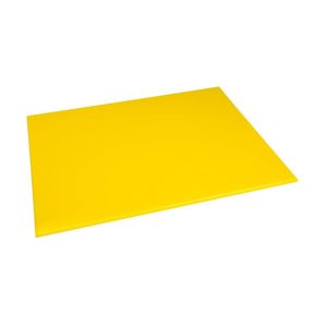 Hygiplas Chopping Board High Density Yellow 600x450x12mm Kitchen Food Prep