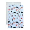 Ambrosia Set Of 2 Novelty Tea Towels - Cats