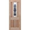 Woodcraft 2040 x 820 x 40mm Entrance Door Hamlett Bevelled Blue TG Mirror TG10BB