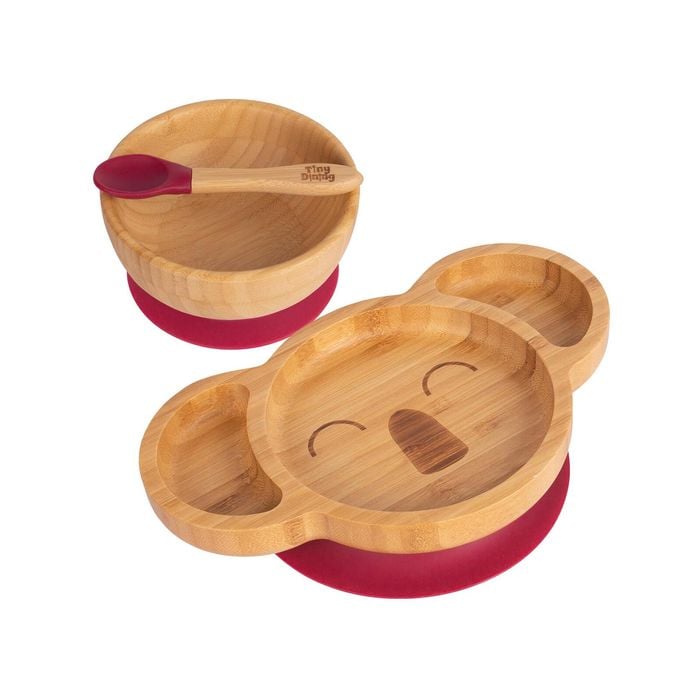 Tiny Dining Children's Bamboo Suction Koala Dinner Set