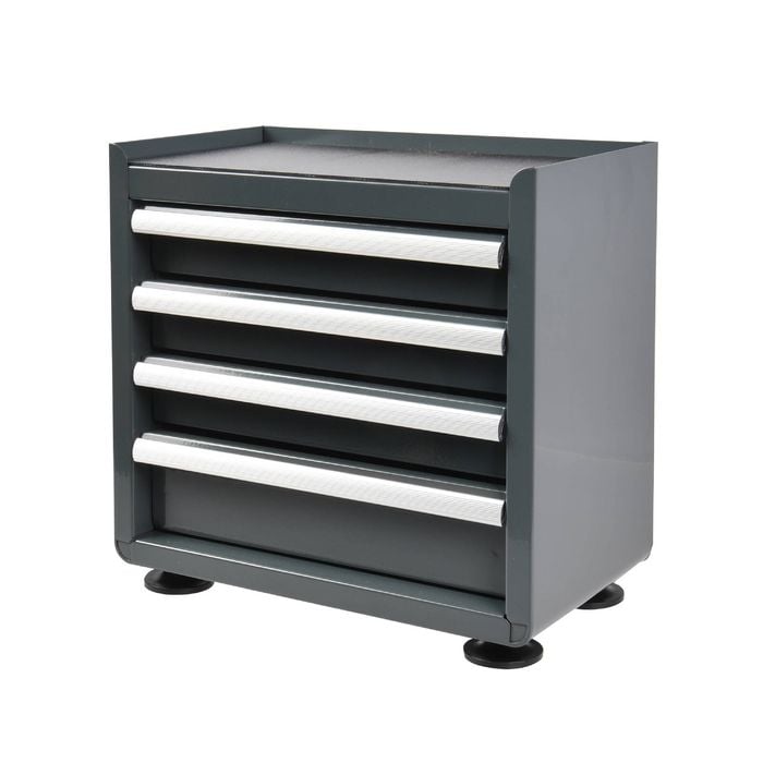 Craftright Grey 4 Drawer Mini Tool Chest