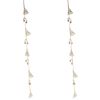 2PK Urban Metal Glitter Tree Garland Christmas Decorations 120cm Gold