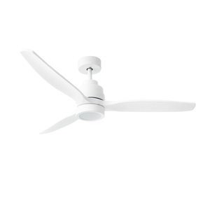 Eli & Co. Lighting Solace 52'' DC Ceiling Fan with LED Light & Remote Timer - White