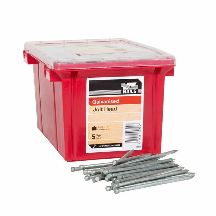 NZ Nails 90 x 3.55mm 5kg Galvanised Jolt Head Nail
