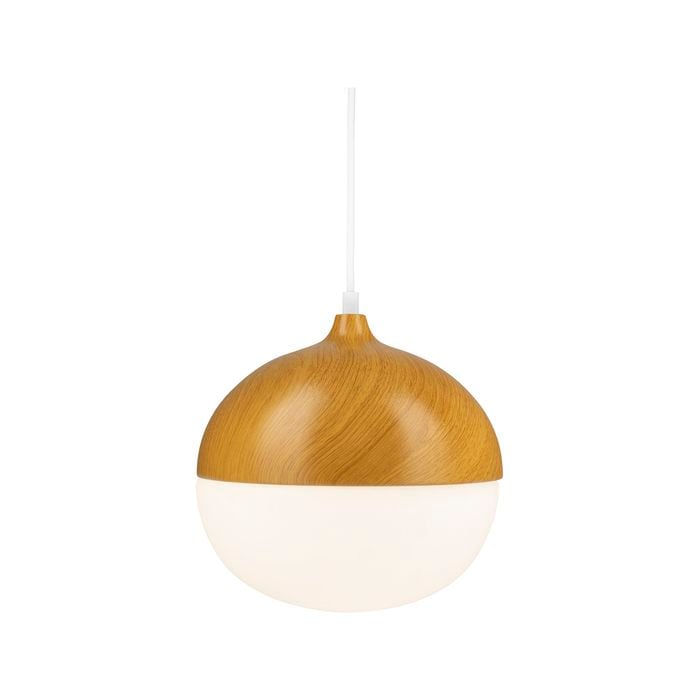 Brilliant Copenhagen 24.5cm DIY Timber Look Pendant Light