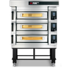Moretti Forni Series Triple Deck Bakery Oven On Stand - 18 X 60x40cm Tray - Comp S125e/3a/s