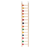 Avi One Bird Toy Wooden Ladder 14 Rung W/beads (22912)