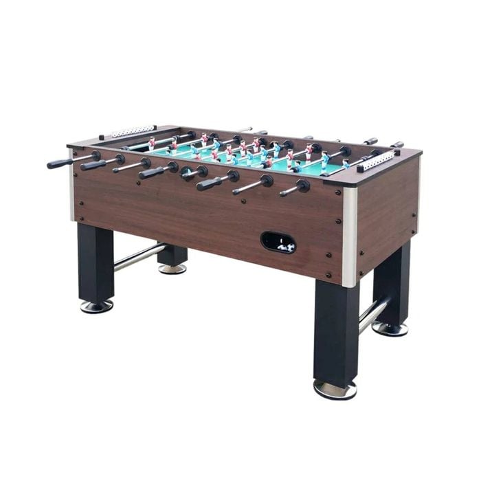 Leaf Living Kicksy 5ft Solid Wood Foosball Table, Steel Rods, Abs Players, Anti-slip Handles, Stable Build