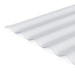 Suntuf 860 x 1800mm Clear BioBase Corrugated Polycarbonate