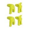 2x 2pc West Paw Toppl Stopper Pet Dog Feeding Accessory Granny Smith