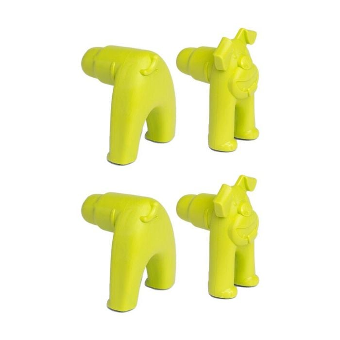 2x 2pc West Paw Toppl Stopper Pet Dog Feeding Accessory Granny Smith