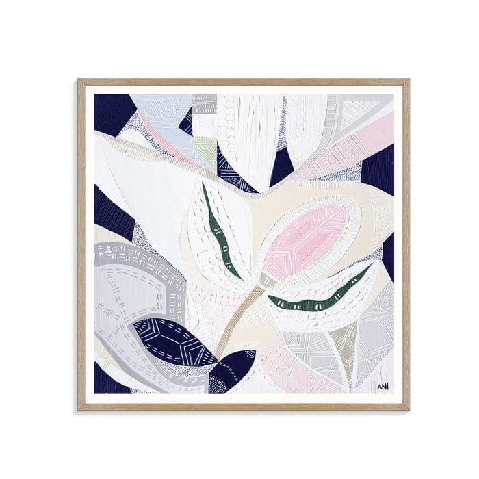 Artist Lane "Wild Flower Ranges 1 " by Ani Ipradjian - 76x76cm Timber Framed Print