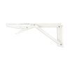 Carinya 250 x 115mm White Spring Loaded Folding Bracket