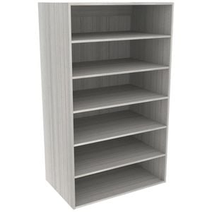 Lugna 1536 x 900 x 580mm Mist Ready to Assemble Robe Insert 5 Shelf Unit